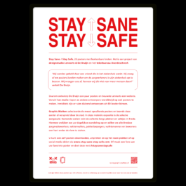 Filippos Fragkogiannis - In April, the streets of Breda were filled with positive posters. The colourful posters of the Stay Sane, Stay Safe project are a reaction to the corona crisis. Filippos Fragkogiannis