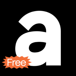 The letter 'a' from Lil Grotesk, a free typeface designed by Bastien Sozeau. Filippos Fragkogiannis