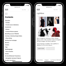 Two iPhones display the