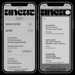 Two iPhones display the 